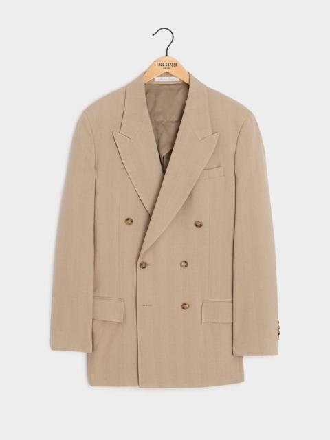 TODD SNYDER Italian Linen-Silk Herringbone Wythe Jacket