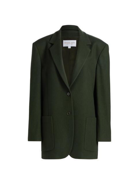 MICHAEL KORS COLLECTION Women's Charley Patch Pocket Blazer - Bottle