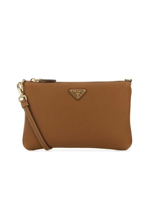 Prada Caramel Leather Crossbody Bag