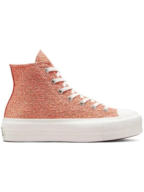 Converse Converse Chuck Taylor All Star Lift Hi Metallic Shimmer Healing Clay (Women's)