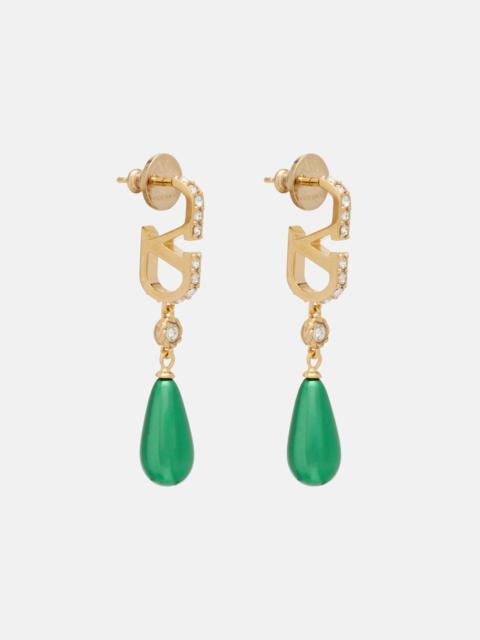 Valentino VLogo Swarovski®-embellished earrings