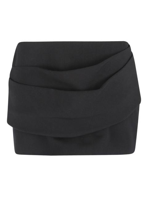 ALEX PERRY draped mini skirt