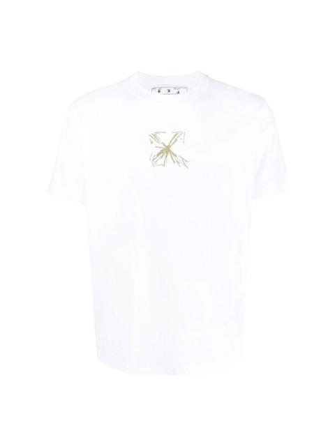 Off-White Arrows-Print Cotton Tee 'White' OMAA027S23JER0050117