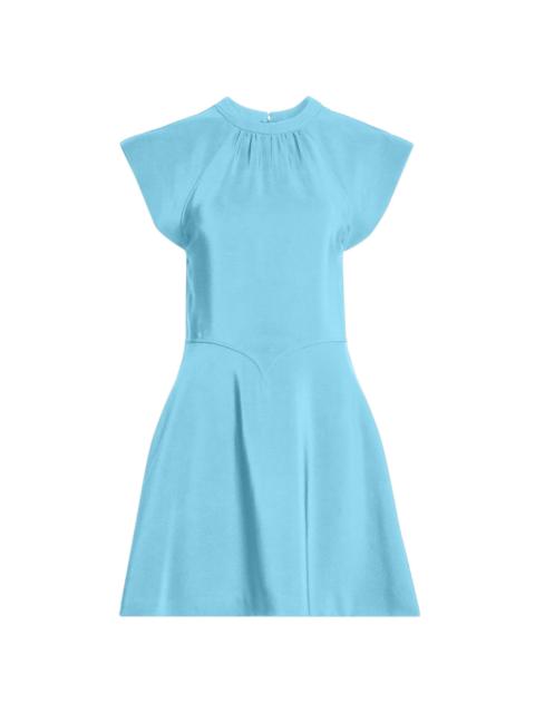 Stella McCartney Women's Flutter-Sleeve Seamed Minidress - Steel
