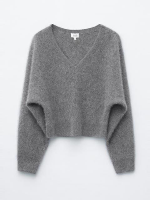 & Other Stories Brushed Cashmere V-Neck Jumper