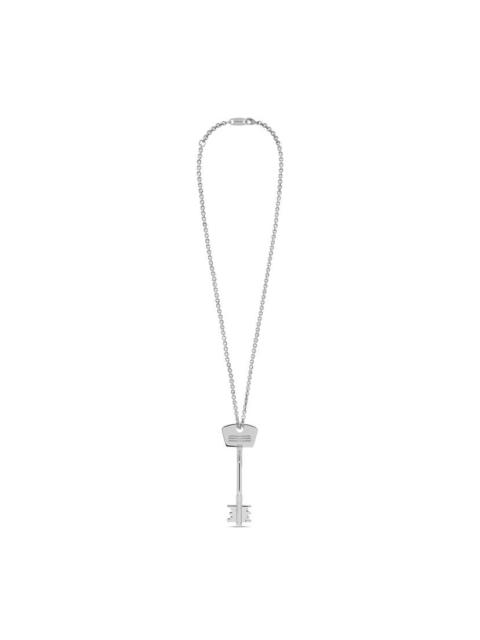 BALENCIAGA Bb Key Necklace  in Silver
