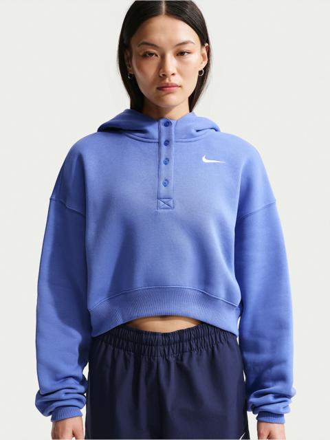 Nike Nike Sportswear Phoenix Fleece Women's Oversized Cropped Henley Hoodie