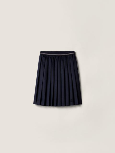 Miu Miu Velour midi-skirt