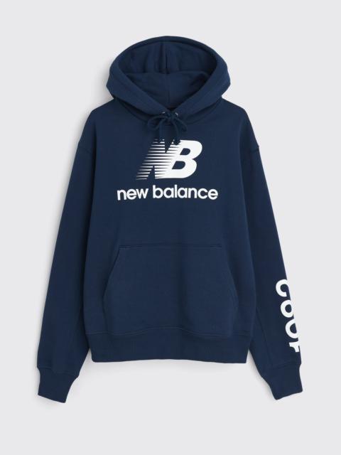 NEW BALANCE MADE IN USA LOGO HOODIE NAVY