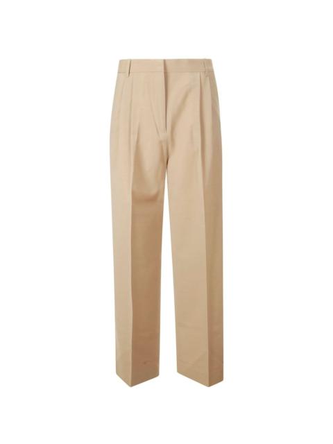 RÓHE pleated slim-fit trousers