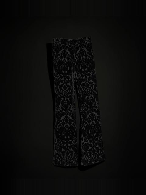 GUCCI Floral devoré velour pants