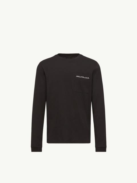 Moncler Logo Cotton Long Sleeve T-Shirt