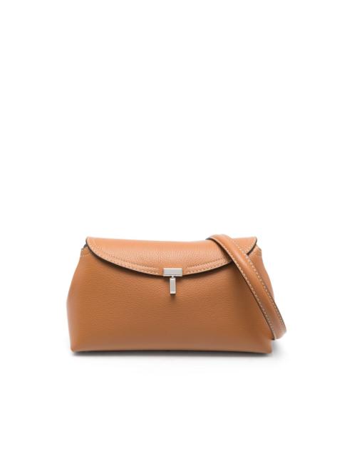 TOTEME T-Lock leather clutch bag