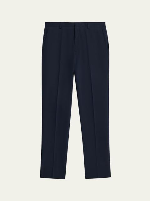 Loro Piana Men's Jarno Cotton Straight Fit Flat-Front Pants