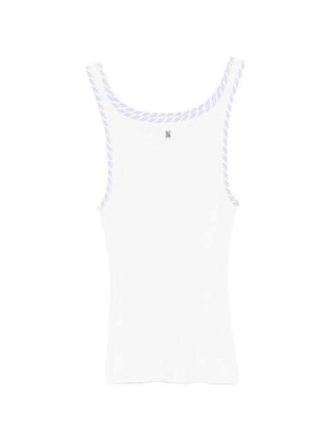 Sandro striped knitted top