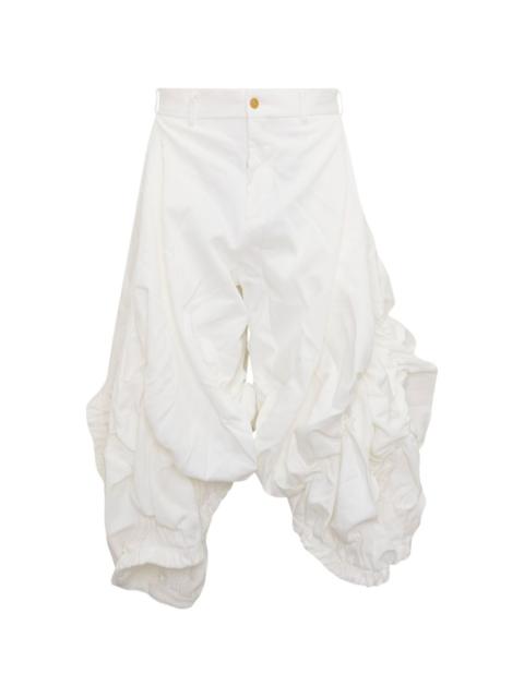 Comme des Garçons Homme Plus ruched gathered-detail shorts