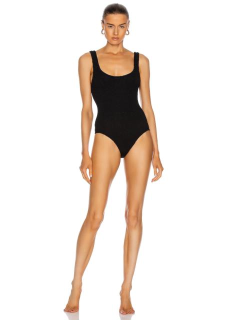 Hunza G Classic Square Neck One Piece Swimsuit
