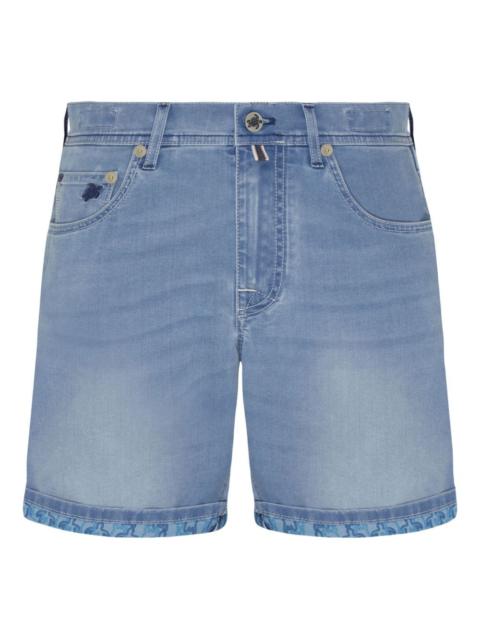Vilebrequin five-pocket turtle denim shorts