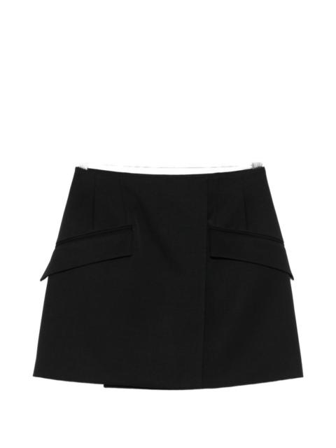 Givenchy flap-pocket mini skirt