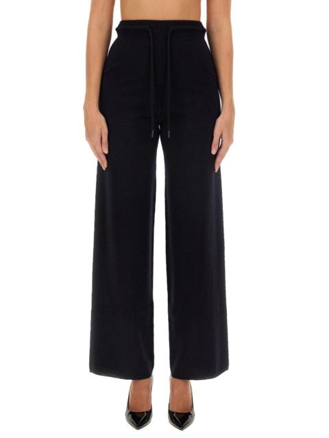 Max Mara MAX MARA Wool and Cashmere-blend Wide-leg Track Pants