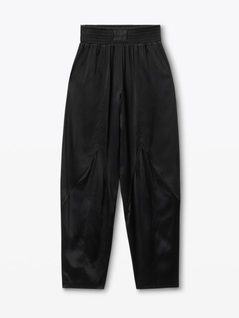 Alexander Wang wide leg pant in satin jersey