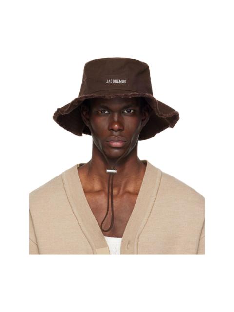 JACQUEMUS Brown 'The Artichaut' Bucket Hat