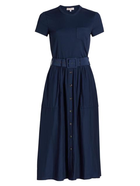 RAMY BROOK Women's Sylvie Belted Midi-Dress - Spring Navy
