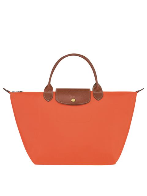 Le Pliage Original M Handbag Orange - Recycled canvas