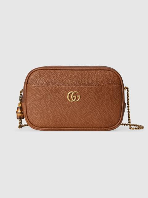 GUCCI Double G super mini bag with bamboo