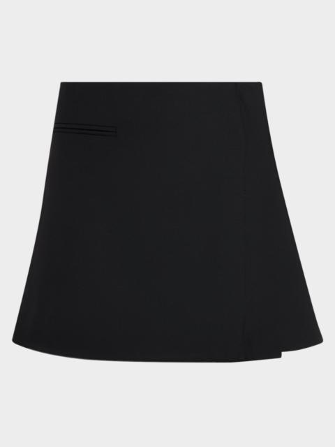 courrèges One Minute Twill Mini Skirt