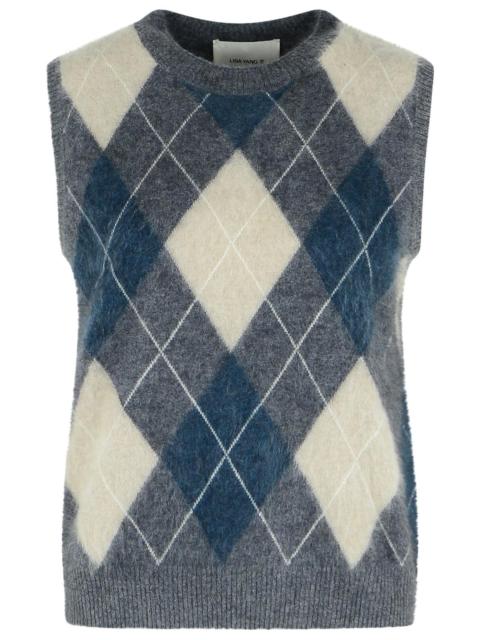 Lisa Yang 'Yasmine' Graphite Cashmere Vest Women