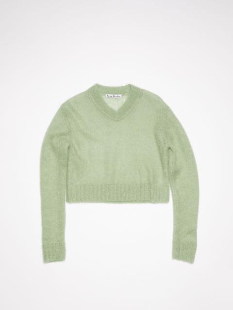 Mohair blend jumper - Sage green