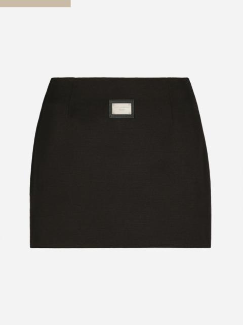 Dolce & Gabbana Short Ottoman skirt with Dolce&Gabbana tag
