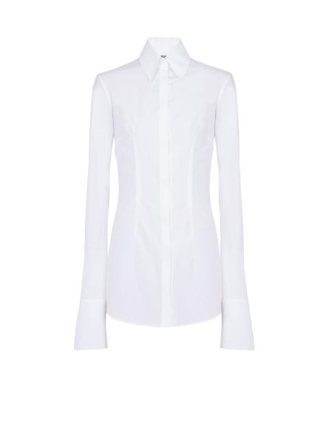 Balmain Fitted poplin shirt