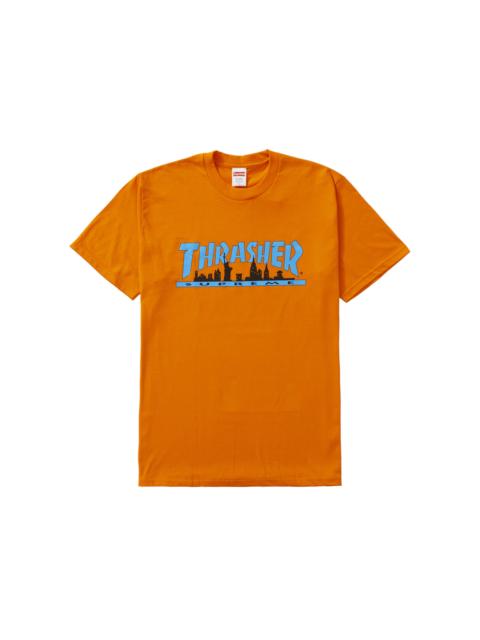 Supreme Supreme Thrasher Skyline Tee Orange
