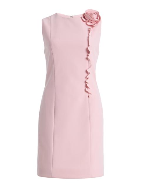 ROTATE Flower Crepe Mini Dress pink