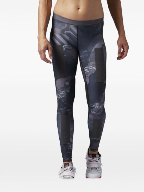 Reebok Crossfit panelled compression leggings