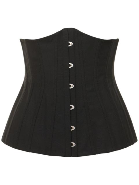 Wool corset top