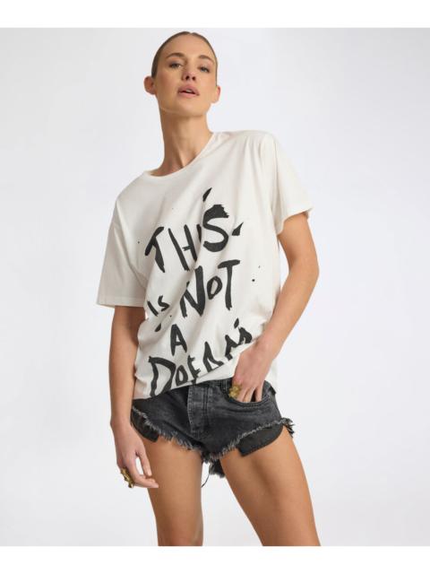 ONE TEASPOON This Is Not A Dream Boyfriend Tee - White