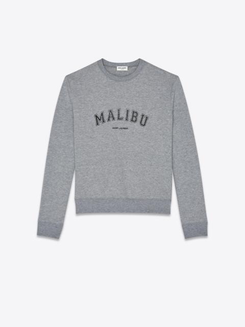 SAINT LAURENT "malibu saint laurent" sweatshirt