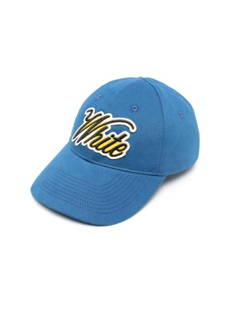 logo-embroidered cotton baseball cap