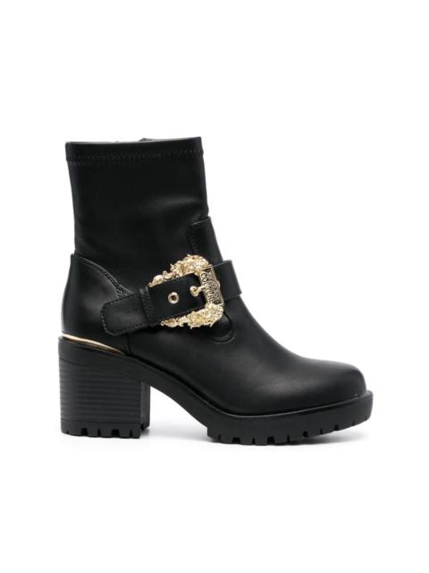 VERSACE JEANS COUTURE buckled ankle boots
