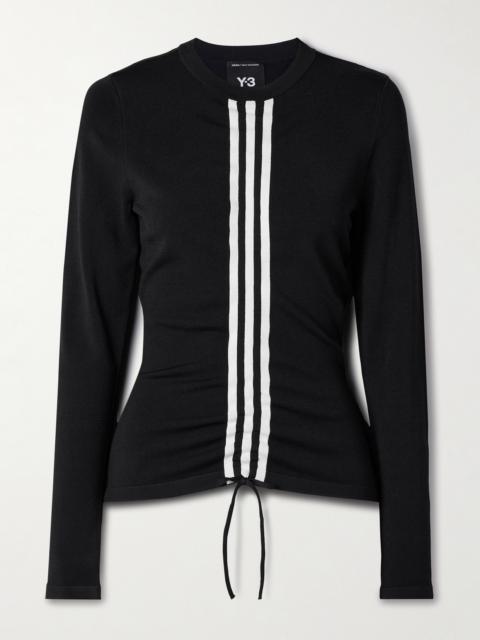 adidas Originals Striped Recycled Stretch-jersey Top