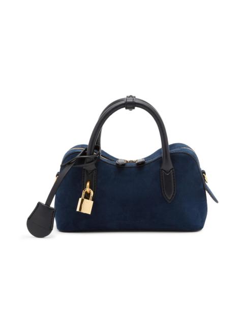 Stella McCartney Women's Ryder Small Faux-Suede Top Handle Bag - Navy