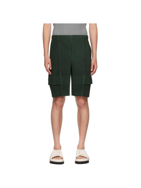 Green Cargo Shorts