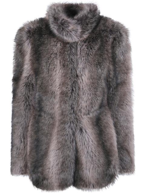 The Frankie Shop Jacket Faux Fur Cinched "Denia"