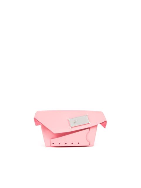 Maison Margiela logo-patch leather clucth