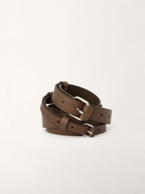 Lemaire DOUBLE BUCKLE BELT
VEGE TANNED LTH