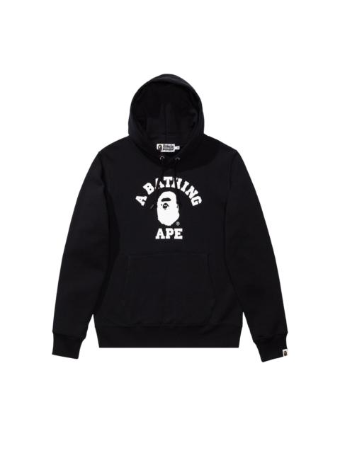 A BATHING APE® BAPE College Pullover Hoodie 'Black'