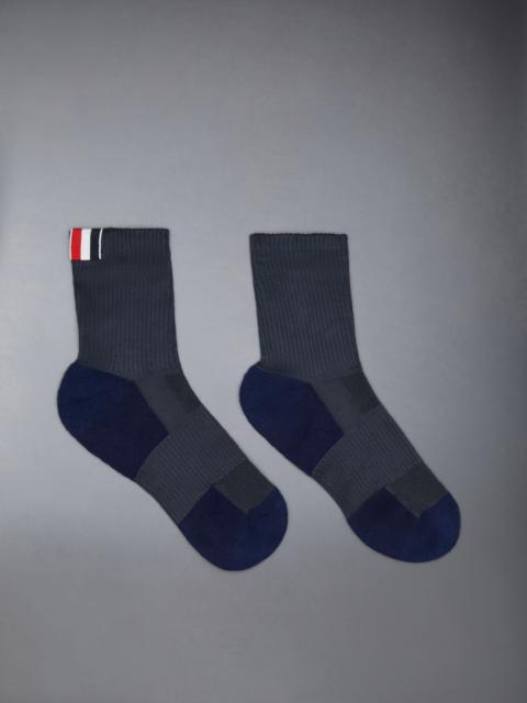 Thom Browne stripe-detail knitted ankle socks